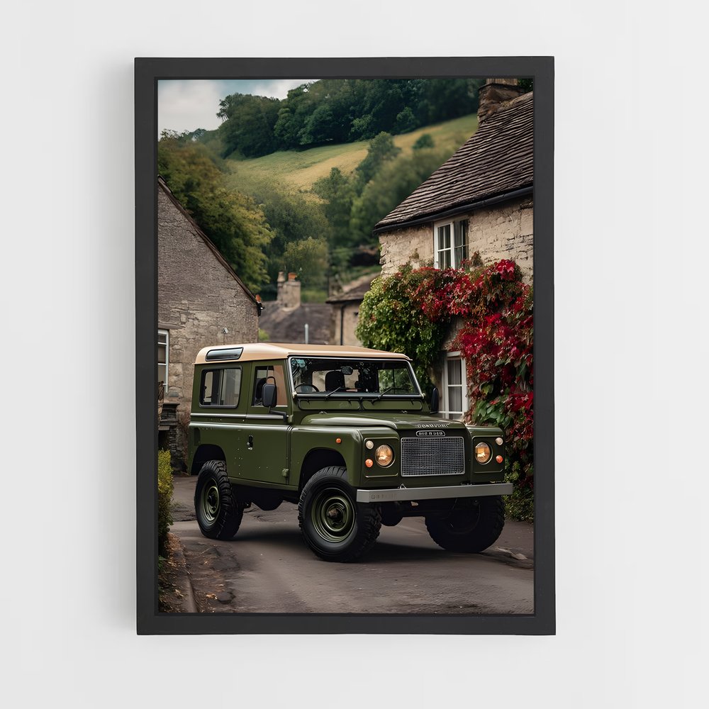 Poster Aventure Verte – affiche Land Rover (vue 2)